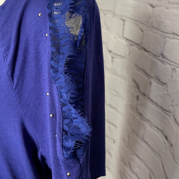 NWT, Jennifer Lopez Split Sleeve Top, 0X, CUTE! - Picture 4 of 7